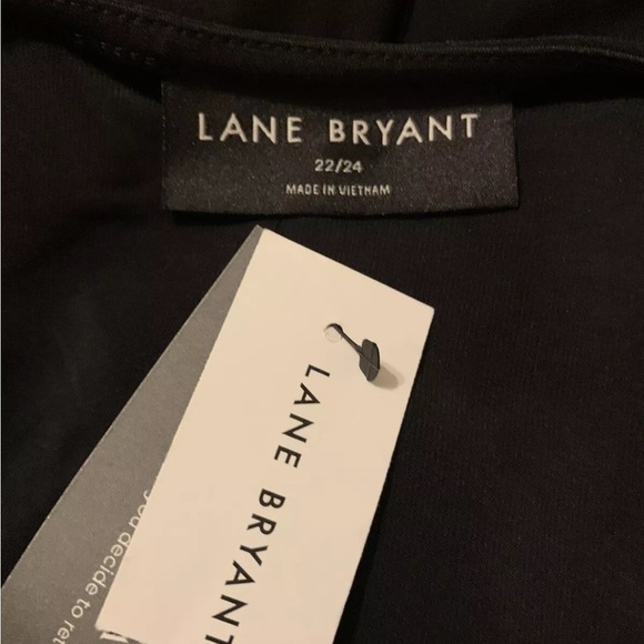 Lane Bryant Women’s Fit & Flare Dress Size 22/24 Black Dolman Sleeve /Pockets - Picture 11 of 11